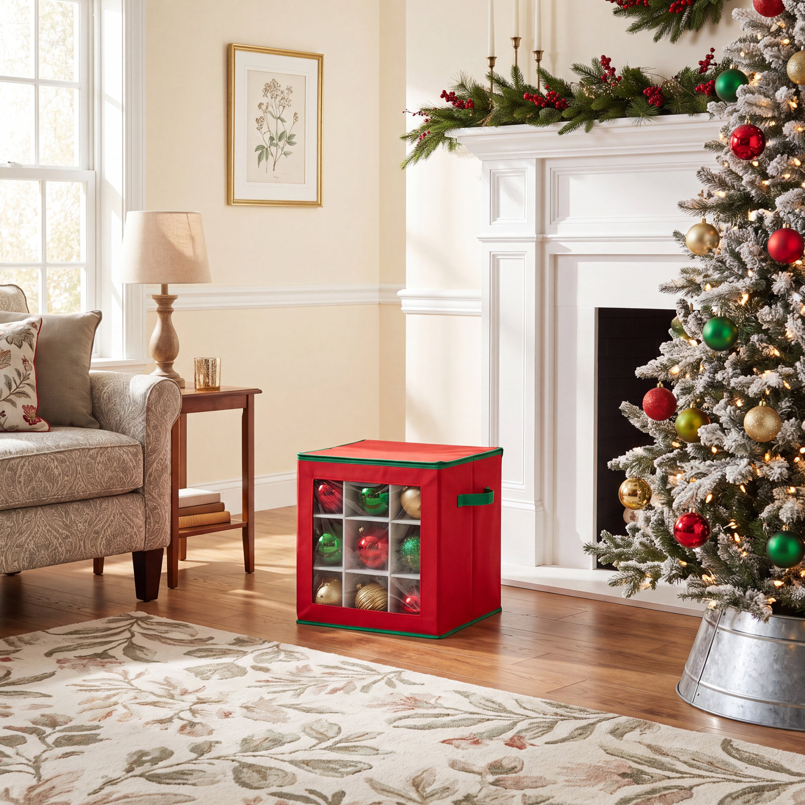 Maye 27-Piece Ornament Storage Chest