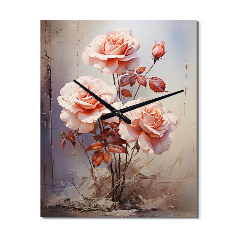 Dayeli - Roses très horloges murales, Petit