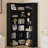 Corner Bookshelf With Baffles, 6 Tier Large Corner Shelf Storage Display Rack For Living Room Home Office-679688692