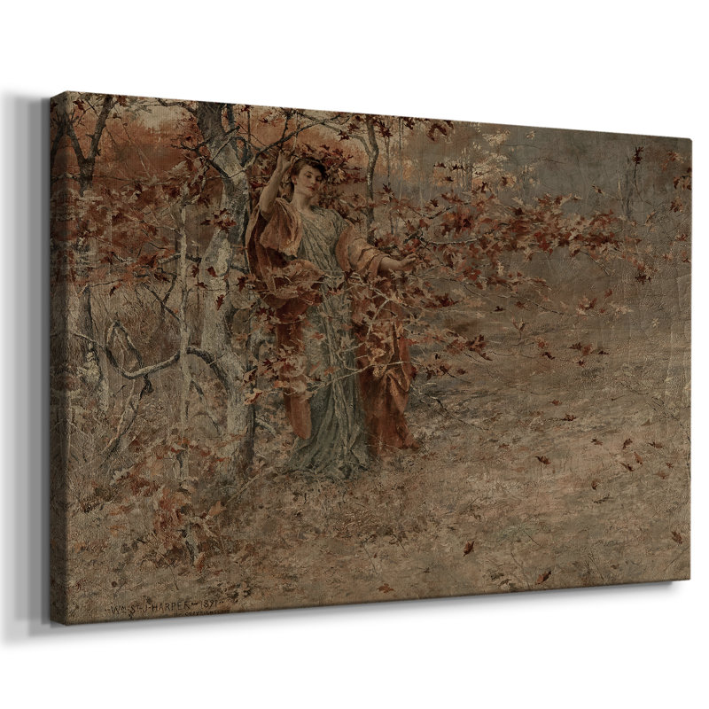 Paysages rétro-DL XXVII -Galerie enveloppée Cavas, 8 x 12