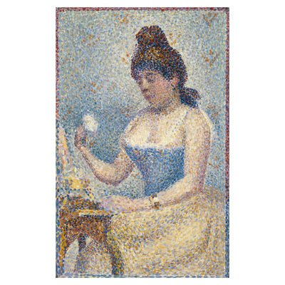 Jeune femme se poudrant elle-même par Georges Seurat - Impression giclée