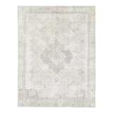 Distressed One-of-a-Kind 9'1X11'11 Hand Knotted Area Rug