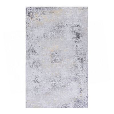 Gold Washable Rug Area Rug