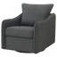 Fauteuil pivotant rembourré Kaisen-2109724432