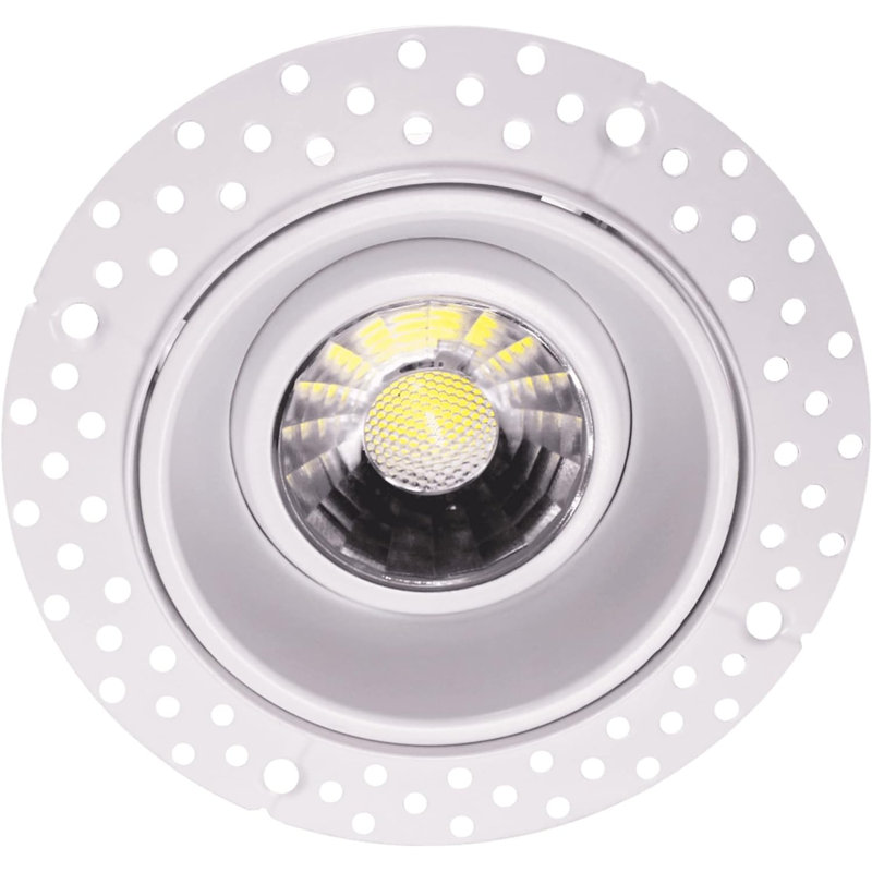 Ensemble d'éclairage encastré standard de 2 po à température de couleur réglable de 8 watts à intensité variable et homologué IC
