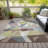 Machine Washable Indoor/Outdoor Claudian ACN1610 Khaki Rug-103721988