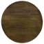 Table d'appoint naturelle et bronze industriel