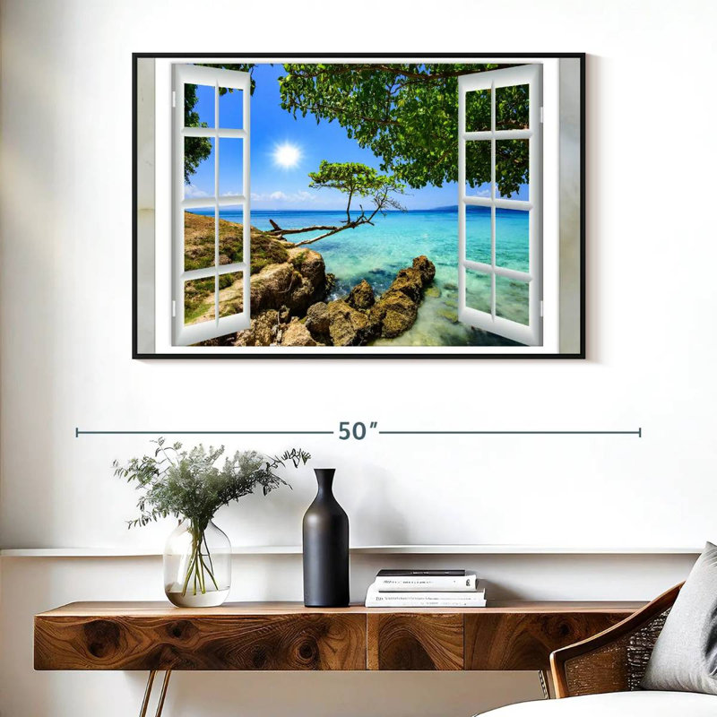 Gillard Window View, 27" H x 40" W