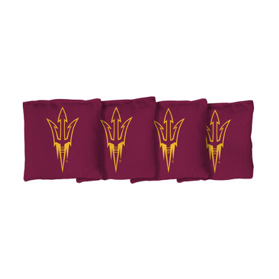 Victory Tailgate de l'Université Arizona State Sun Devils | Sacs de cornhole remplis de maïs rouge
