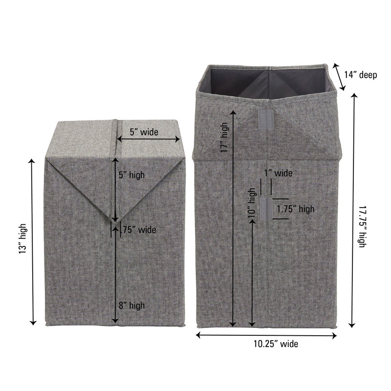 Household Essentials Fabric Bin