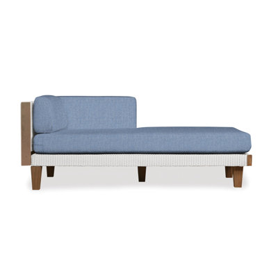 Catalina Outdoor Teak Chaise Lounge