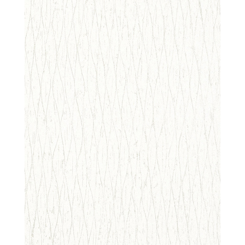 Nick 10.05m x 53cm Matte Wallpaper Roll, White