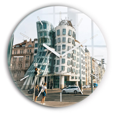 Glass Wall Clock
