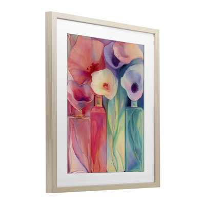 «Petal Logic Gradient», reproduction sous verre, conception par Annabelle Hall