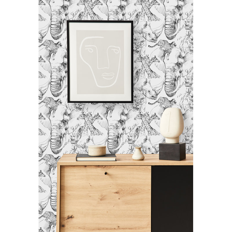 Panneau de papier peint Wandi, L 18,75 po x L 25 po, Papier