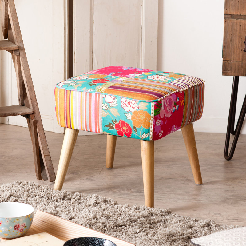 Solid Wood Accent Stool