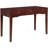Solid Wood Library/home Office Writing Desk With 3 Drawers, Cherry