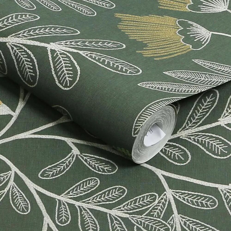 Arlington Matte Wallpaper Roll, Green