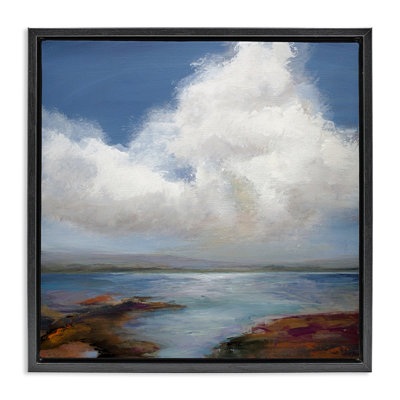 «Clouds over Sea», peinture sur toile flottante par Karen Hale