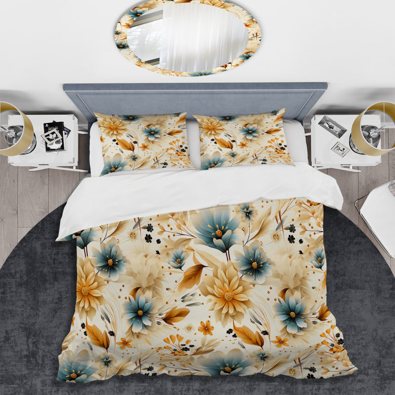 Ensemble de housse de couette Earthy Elegance, Housse de couette pour très grand lit et 2 très