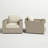 Fully Assembled Outdoor Lounge Chairs With Cushions, Set Of 2, Chair