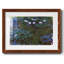 «Water Lillies # 3» par Monet, reproduction d'art encadrée-2008540167