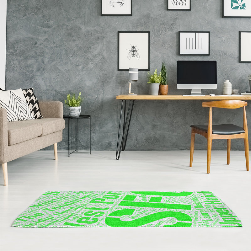 Chenille Indoor Rug, Rectangle 4' x 6'