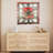 Wall Clock 24" Square Oversized for Living Room decor with Real Moving Gears America Collection-94246273