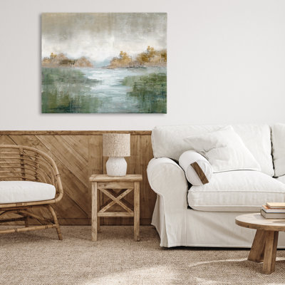 Fall River Landscape Canvas, design by Nan