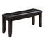 Banc avec coussin touffeté