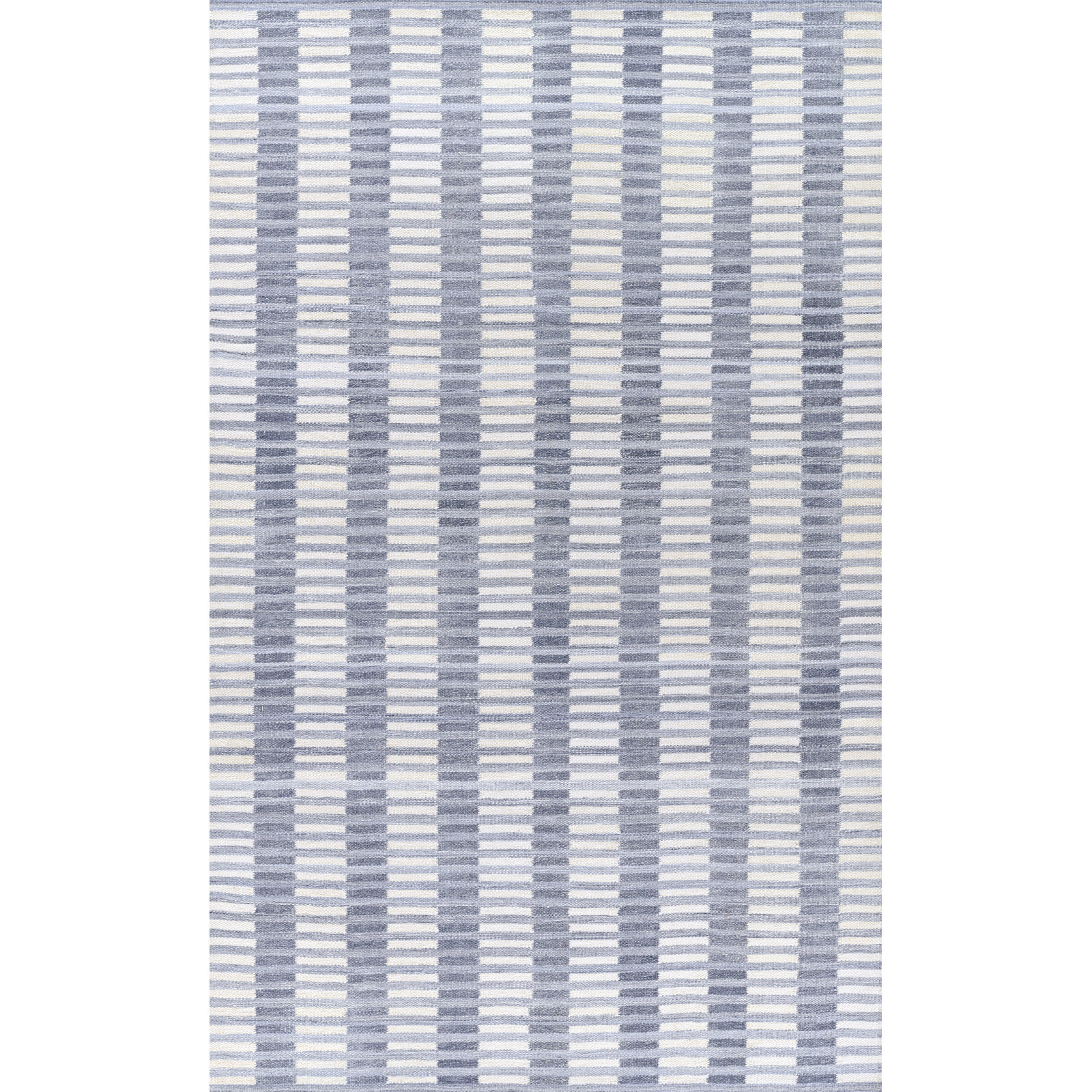 Acerra Blue Hand-Woven Striped Outdoor Rug, Rectangle 8'10" x 11'10"