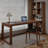 Light-walnut Rectangular Solid Wood desk-1705967453