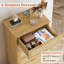 Commode verticale 6 tiroirs avec rotin en rotin H 50,7 po Canei-372732667