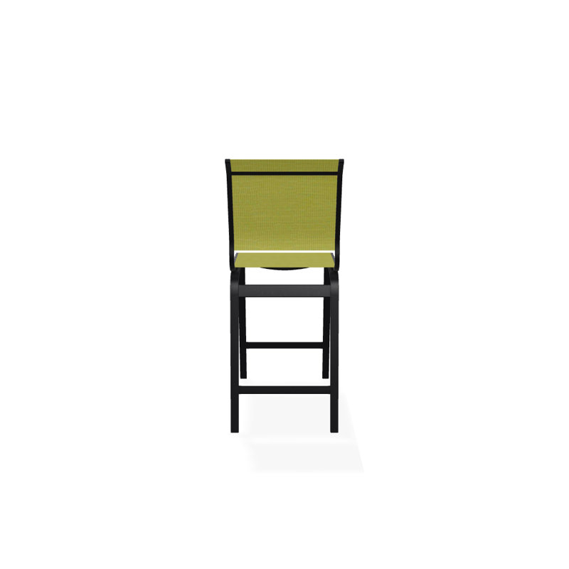 Tabouret de bar 26 po Holna, Lime 38D Sunbrella®, Noir texturé