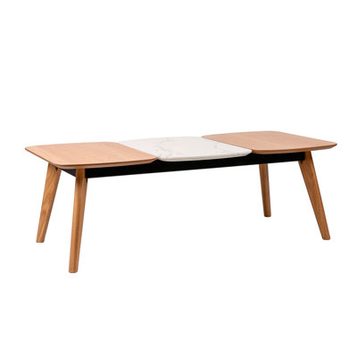 Ingwar Solid Wood Four Leg Coffee Table