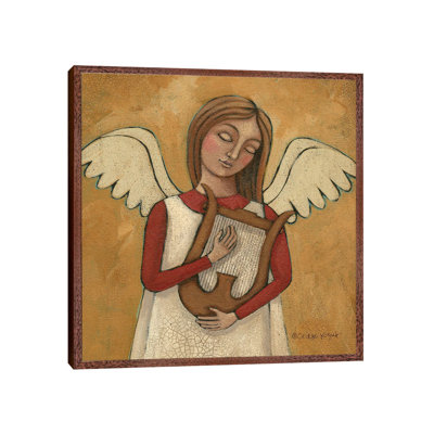 Praise With The Harp by Teresa Kogut - Print on Canvas