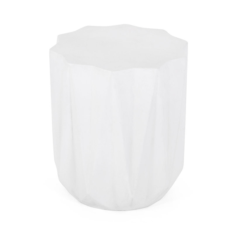 Outdoor Lightweight Concrete Side Table