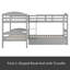 Twin L-Shaped Bunk Bed With Trundle-1951179367