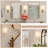 Modern Hardwired Wall Sconces Set Of Two With Glass Shade, 60W E26 Bulb Compatible For Indoor Living Room, Bedroom, Corridor, And Stairs-21022838-21022839