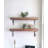 2 Piece Pine Solid Wood Bracket Shelf-97333012
