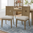 Amarionna Tufted Linen Side Chair Dining Chair