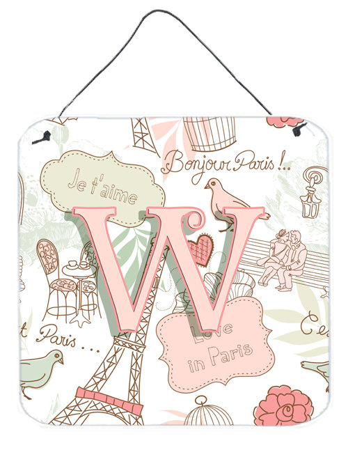 « love in paris », impression sur plaque, W