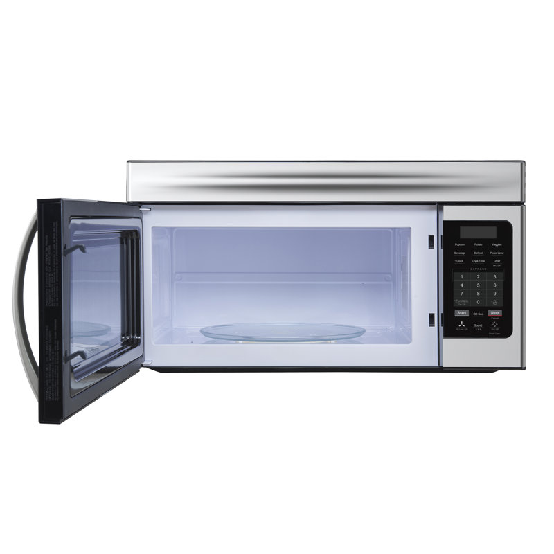 Forno Scalo 30-Inch Over the Range Microwave, Stainless Steel – 1.6 cu.ft, 300 CFM Convertible Vent