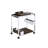 Chrome Finish Serving Cart
