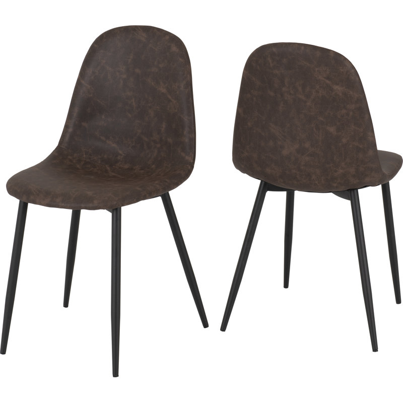 Alayna Upholstered Dining Chair, Brown