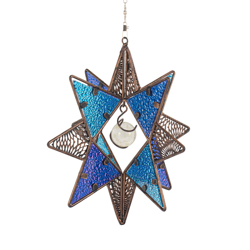 Metal Astrology & Stars Wind Chime