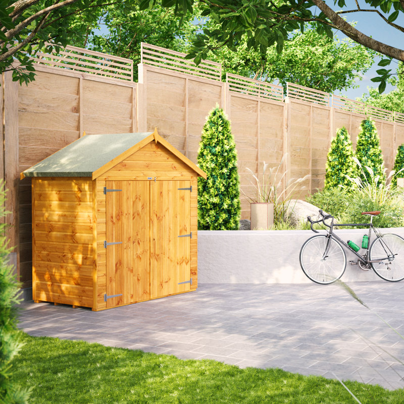Powersheds 3 x 6ft Timber Tongue & Groove Bike Shed