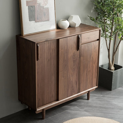 Retro simple storage shoe cabinet