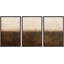 «Earthen Cracks Abstract In Warm Browns», 3 pièces-99077674-99077677