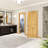 80-in 2-Panel Solid Wood Unfinished Slab Door-50273735